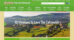 Desktop Screenshot of lovingthecotswolds.com